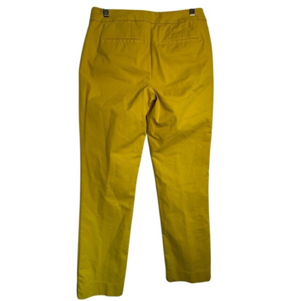 Boden Womens Pants Size Yellow Stretch Chino Career Casual Polka Dot - 6R - Picture 3 of 11
